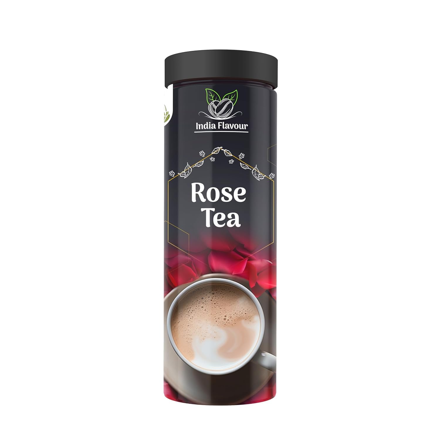 India Flavour Aromatic Blends Chocolate Tea and Rose Tea Combo Pack for Relieving Stress Flavoured Chai(100 Gram Each Set of 2).