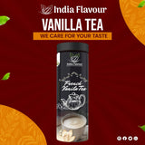 India Flavour Vanilla Tea | Cafe-Style at Home | 100 Cups | Rich, Aromatic Vanilla Blend | Natural & Healthy Extra Strong | 250gm Pack.