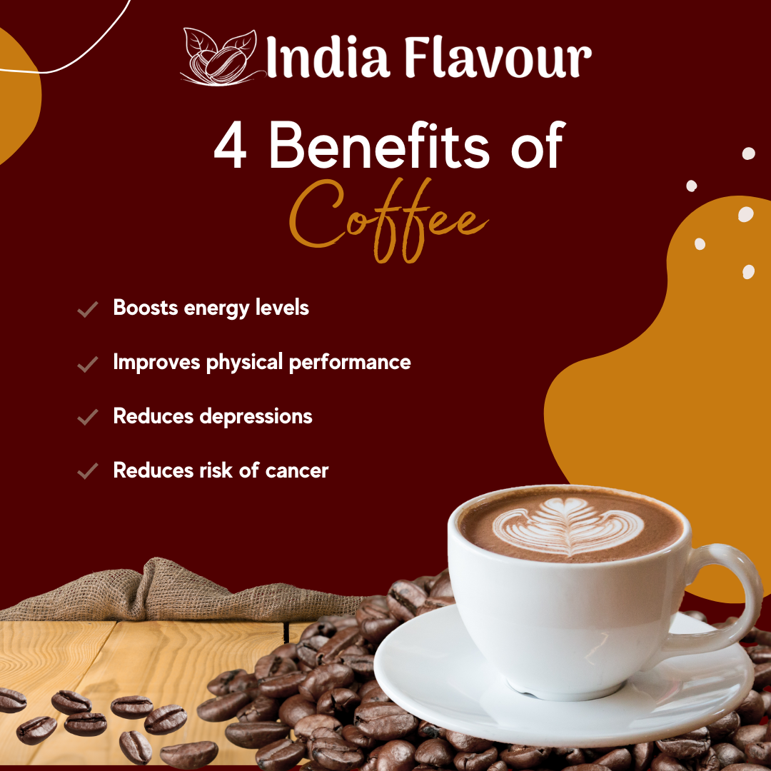 India Flavour Aromatic Flavoured Instant Hot And Cold Pure Coffee and Vanilla Coffee Combo Pack for Relieving Stress (100 Gram Each Set of 2).